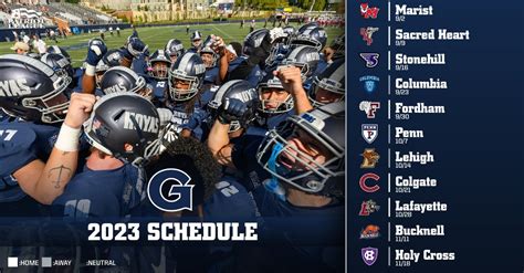 georgetown football|georgetown hoyas football schedule.